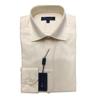 Blu by Polifroni Men's Off-white Cotton Shirt