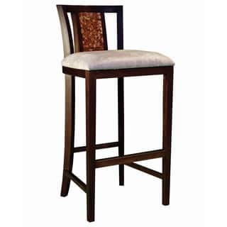 Groovystuff TF-0989-30 Baron's Bar Chair Stool Reclaimed Teak Wood