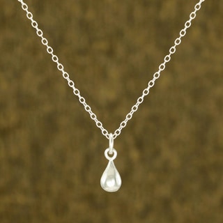 Jewelry by Dawn Small Teardrop Sterling Silver Necklace