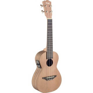 Stagg UTX-ZEB-SE Acoustic-electric Zebrawood, Rosewood, Mahogany Wood, and Nickel Tenor Ukulele With Built-in Tuner