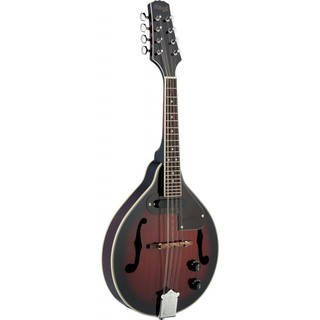 Stagg M50 E Acoustic-Electric Redburst Bluegrass Mandolin -