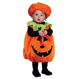 Halloween Pumpkin Orange Polyester Costume for Kids
