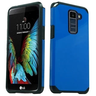 LG K10 Blue TPU/PC Slim Case