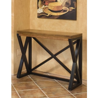 Siena Black and Cider Counter Height Breakfast Bar