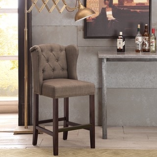 Madison Park Lydia Taupe Counter Stool