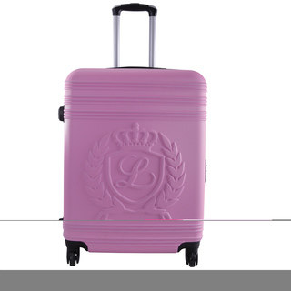 Lulu Castagnette Lollipops Pink ABS/Metal/Nylon 28-inch Expandable Hardside Spinner Suitcase
