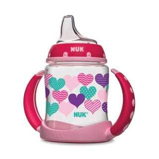 NUK Pink Hearts 5-ounce Learner Cup