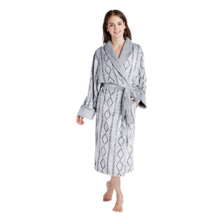 INK+IVY Cable 48-inch Mega Shawl Robe (Multiple Colors)