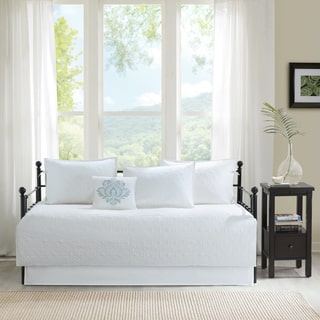 Madison Park Mansfield White 6 Piece Daybed Set