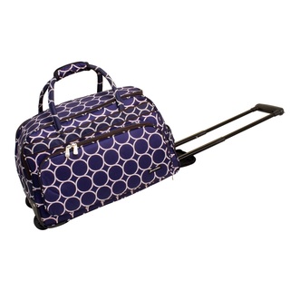 Jenni Chan Park Ave. 20-inch Fashion Carry-on Rolling Duffel Bag