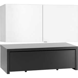 Voelkel Young Users Collection 2-door Low Cabinet Platform and Drawer