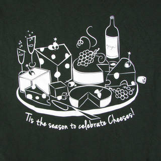Gildan 100% Cotton Mens Tis The Season To Celebrate Cheeses Short Sleeve T-Shirt