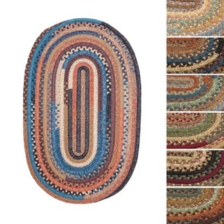 Alexandra Cotton-blend Fabric Braided Rug (3' x 5')
