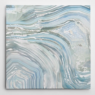 Wexford Home 'Agate in Blue II' Premium Gallery-wrapped Canvas Wall Art