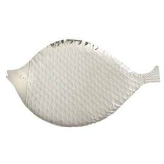 Elegance Stainless Steel Fish Platter (Size: Small )