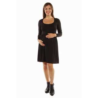24/7 Comfort Apparel Women's This Just In: The Must Have Maternity Midi Dress for Fall