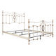Ashdyn Metal Bed with White Finish, Queen