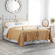 Ashdyn Metal Bed with White Finish, Queen