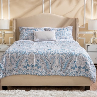 Cash Upholstered Fabric Queen Bed Set by Christopher Knight Home