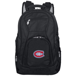 Denco Sports Mojo Montreal Canadiens Black Nylon Premium 19-inch Laptop Backpack