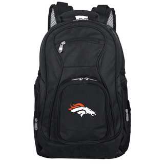 Denco Sports Mojo Denver Broncos Black Nylon 19-inch Laptop Backpack
