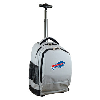 Denco Sports Mojo Bufallo Bills Premium Grey Wheeled Backpack