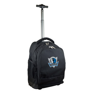 Denco Sports Mojo Dallas Mavericks Premium Black Wheeled Backpack