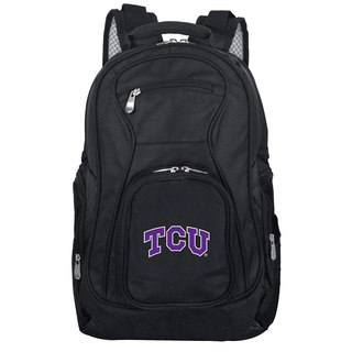 Denco Sports Mojo Texas Christian Black Nylon 19-inch Laptop Backpack