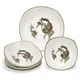 Lorren Home Trend Artichoke Ceramic Pasta Bowl (5-piece Set)
