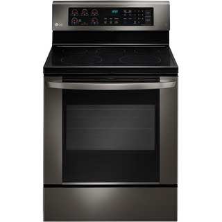 LG Black Stainless Steel 6.3 cu.ft. Electric Single Oven with EasyClean Technology