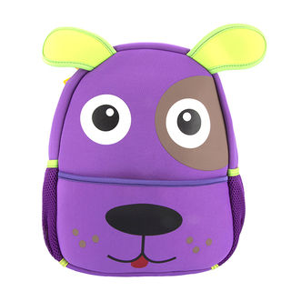 Little Kids Purple Puppy Cartoon Backpack