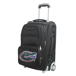 Denco Sports Florida Gators Black Nylon 21-inch Carry-on 8-wheel Spinner Suitcase
