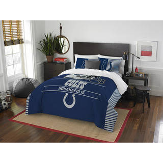 The Northwest Company NFL Indianapolis Colts Draft Full/Queen 3-piece Comforter Set