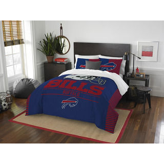 NFL 849 Bills Draft Full/Queen 3-peice Comforter Set