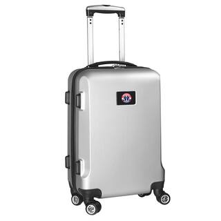 Denco Sports Washington Wizards Black Ballistic Nylon 20-inch Hardside Carry-on 8-wheel Spinner Suitcase