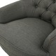 Tafton Tufted Fabric Club Chair with Ottoman by Christopher Knight Home - Thumbnail 12
