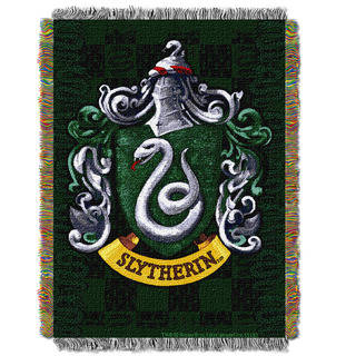 ENT 051 Harry Potter Slytherin Shield Tapestry Throw