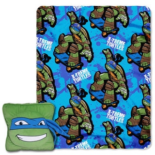 The Northwest Company TMNT - Leo Maxin' Multicolor Polyester Throw and Pillow Set