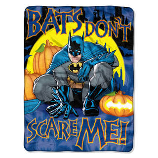ENT 659 Not Scary Polyester Batman Throw
