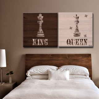 Ready2HangArt Her King His Queen by Olivia Rose 2-PC Canvas Art Set