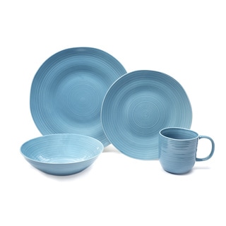 Toscano Blue Ceramic 16-piece Dinnerware Set