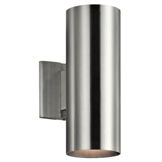 Kichler Lighting Contemporary 2-light Brushed Aluminum Indoor/Outdoor Wall Sconce