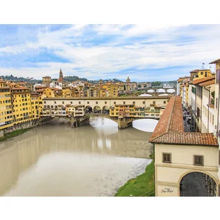 Stewart Parr 'Ponte Vecchio or Old Bridge - Florence, Italy' Unframed Photo Print