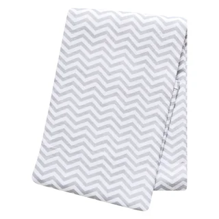 Trend Lab Grey Chevron Deluxe Flannel Swaddle Blanket