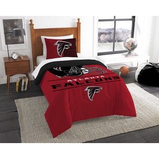The Northwest Company NFL 862 Falcons Draft Multicolor Polyester 2-piece Twin Comforter Set