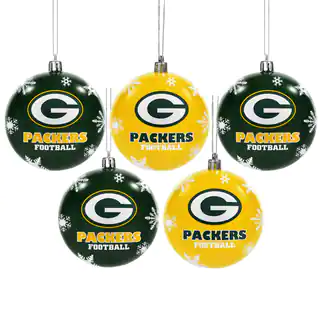 Green Bay Packers 2016 NFL Shatterproof Ball Ornaments