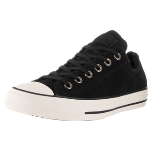 Converse Women's Chuck Taylor All Star Suede+Shea Black and Egret Suede Casual Shoes