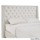Aurora Faux Leather Crystal Tufted Nailhead Wingback Headboard by iNSPIRE Q Bold - Thumbnail 3