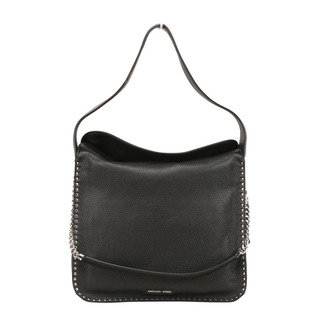 Michael Kors Astor Large Black Leather Hobo Handbag
