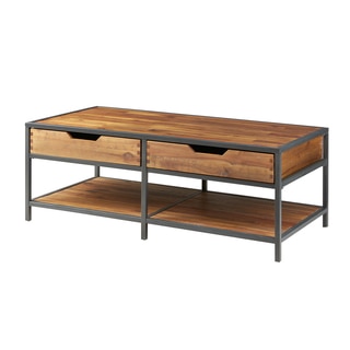 Madison Park Ryker Natural/Graphite Coffee Table